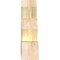 Ekena Millwork Saratoga Rough Sawn Timber Gable Bracket, Douglas Fir, 48"W x 22"H x 6"D x 6"F, 11/12 Pitch GBW048X22X0606SAR00RDF - alternate 5